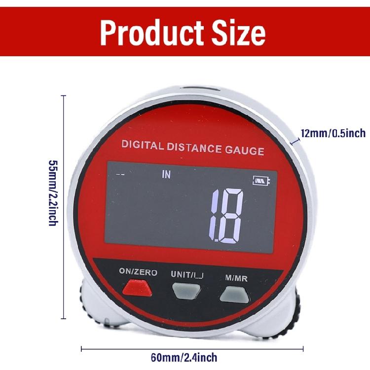 Digital Tape Measure, Electronic Rolling Ruler Distance Rolling Measuring Tool Rechargeable Length Measurement