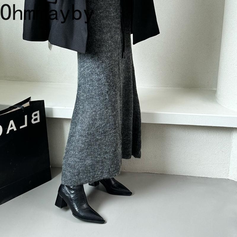 Pointed Toe Thick Heel Women Mordern Ankle Boots Ladies Elegant Party Dress Slim Short Booties Autumn Winter Womem'S Shoes