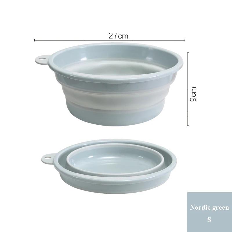 

Складное ведро, переносной складной тазик, туристический складной тазик, экологически чистый тазик для овощей и фруктов