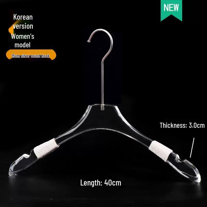 Acrylic Non-slip Hangers for Children's, Men's, and Women's Clothing
