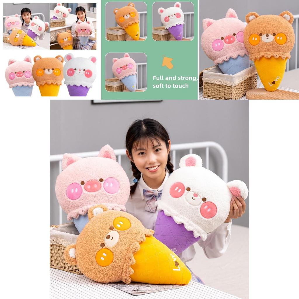 Sweet Dream Ice Cream Plush Pillow For Girls
