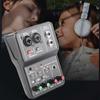 48V Power Audio Mixer Console 2 Channels USB Sound Card Sound Mixing Board  Internet Karaoke