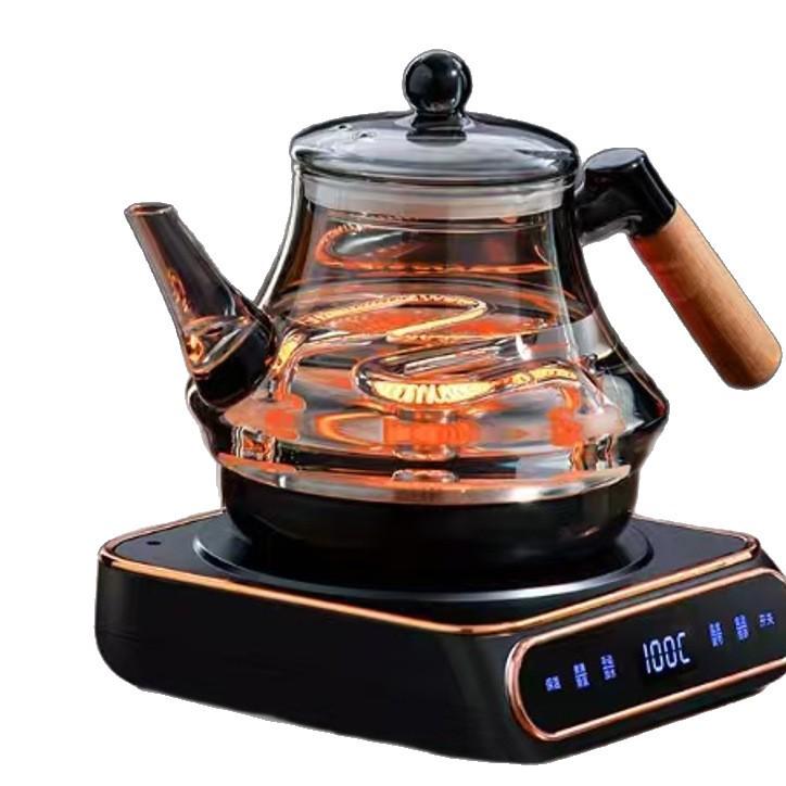 2025 Model Automatic Bottom-Fill Glass Kettle with Infrared Heating and Chlorine Removal