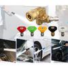 5 Nozzles High Pressure Washer Accessory Kit with Quick Connect Coupler for Cleaning up to 4500 PSI Metal Build