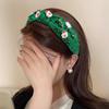 Bow Christmas Hairband Snowflake Party Cosplay Props Soft Snowman Creative Hair Hoop  Festival