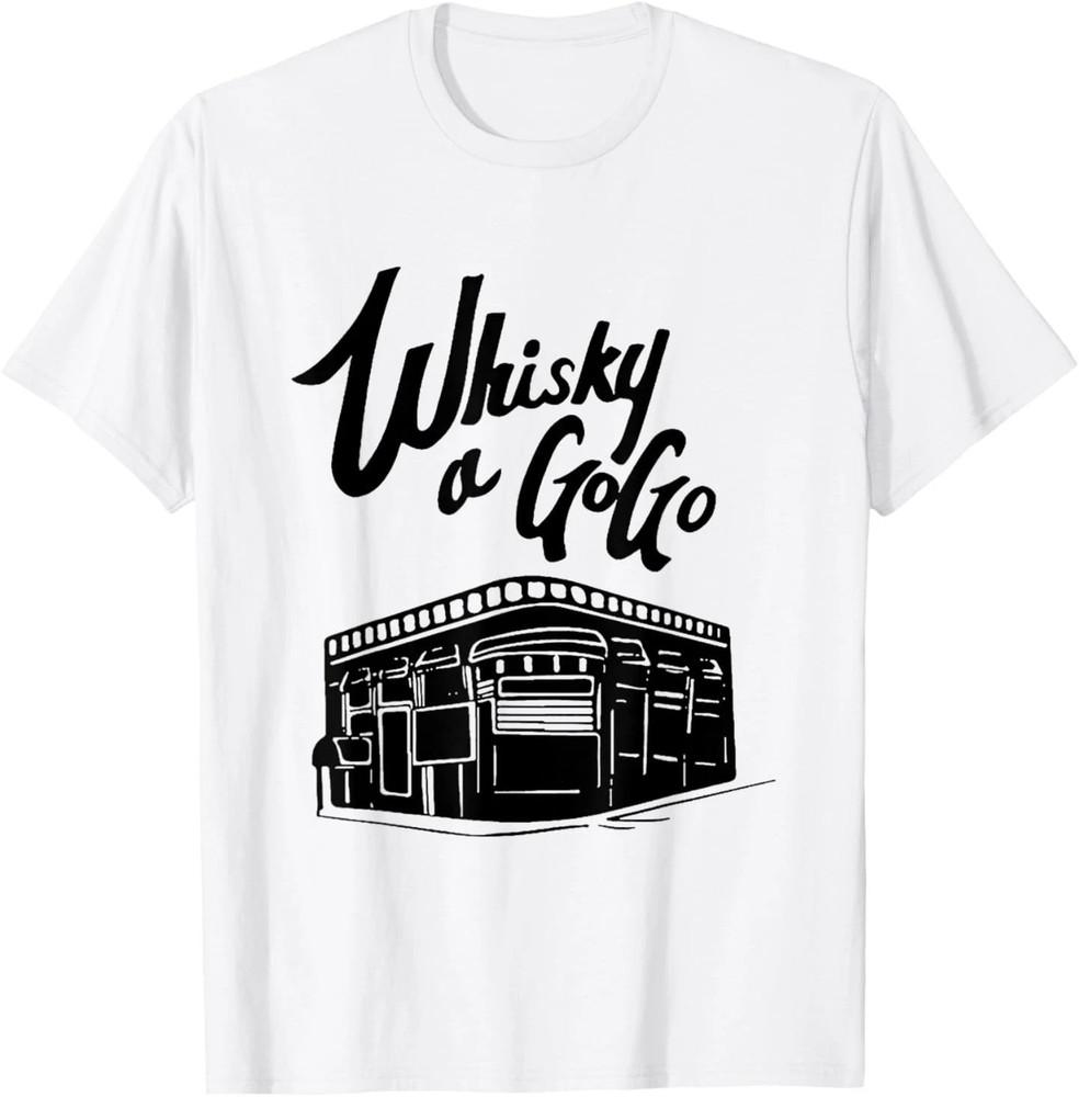 Whisky A Gogo On The Corner T-Shirt White men S-5XL COTTON Unisex T-Shirt XL