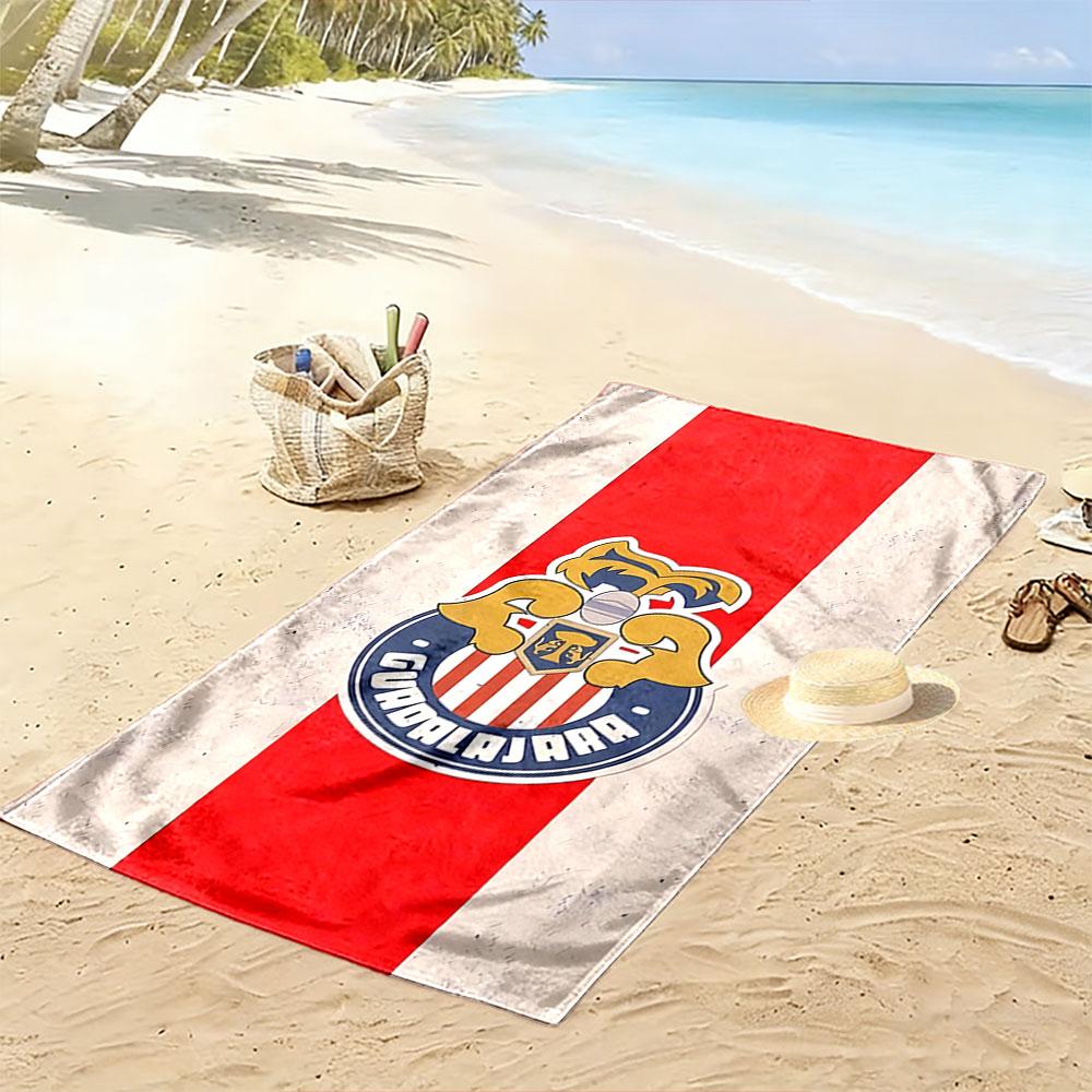 Guadalajara Soccer Team Towel A must-have beach towel for beach travel
