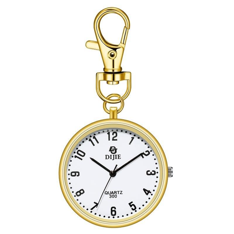 Exam Special Pocket Watch Clear Large Number Face Elderly Student Keychain Pendant Watch Fashionable Versatile Nurse Watch