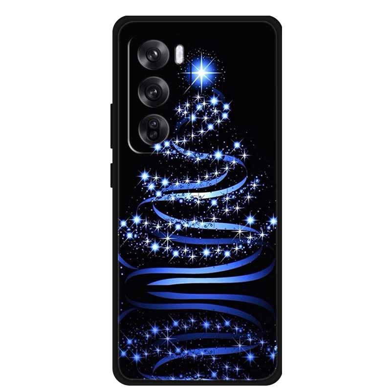 2024 Christmas Phone Cases For Oppo Reno12 Pro 6.7"Cases Soft TPU Silicone For Oppo Reno12 5G Cover Bumper Funda Reno12 12Pro 5G