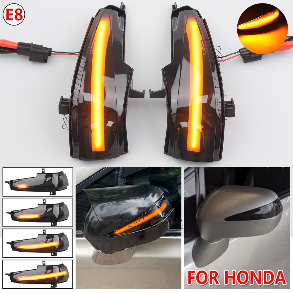 Dynamic LED Turn Signal Light Side Mirror Sequential Blinker Repeater for Honda Civic Mk8 FD1 FD2 FD3 FD4 FD5 FD6 FD7 2005-2011
