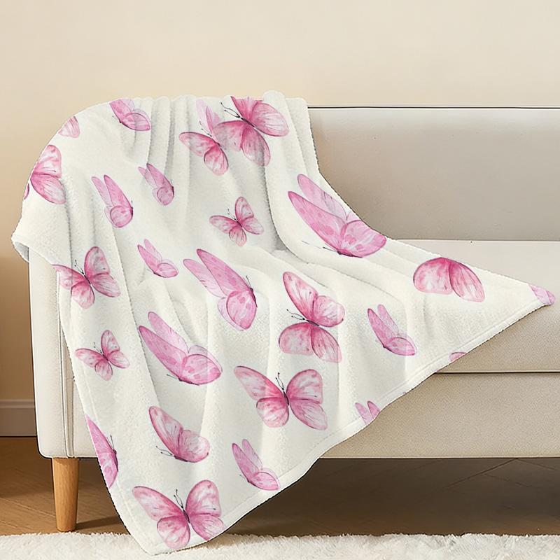 Plush Flannel Blanket, Super Soft & Skin-Friendly Warm Winter Throw for Bedroom, Home, Christmas & Halloween Decor