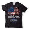 American Grown Salvadoran Roots Shirt El Salvador Shirt El Salvador Flag Tee