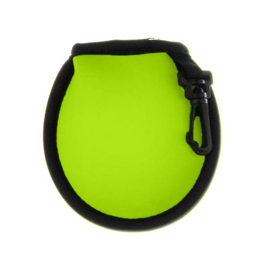 Golfball-Reinigerbeutel Verschleißfest Tragbar Wiederverwendbar Schützend Innen Plüsch Abwischbar Weich Mühelos Golfball-Waschbeutel für Golf