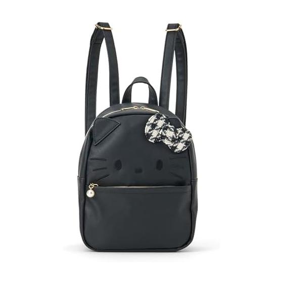 Sanrio Face-shaped Backpack (Monochrome Girly Twin Coordination) Hello Kitty Ages 3 and up 282600