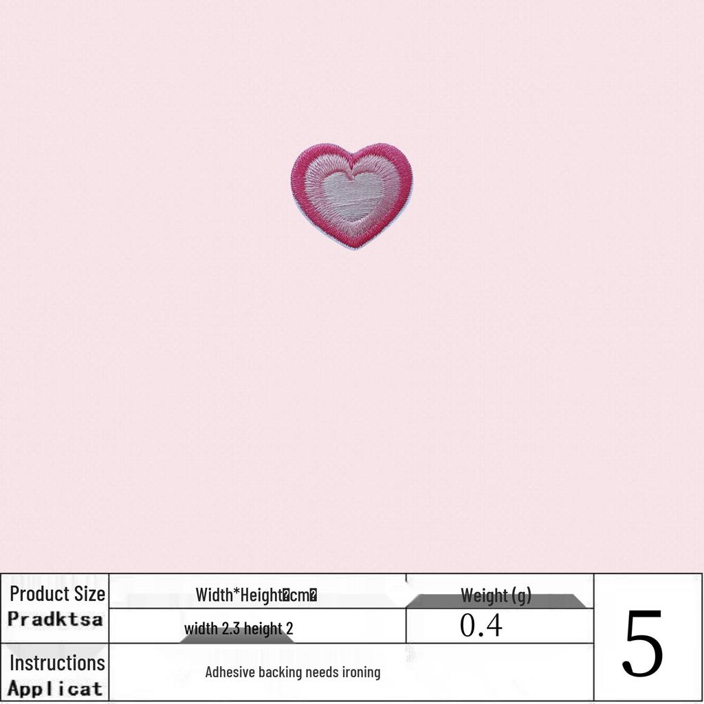 Korean Cartoon Embroidered Cloth Patch – Handmade Applique for DIY