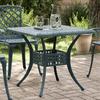 Vidaxl Garden Table, Green, 80X80X75 Cm, Cast Aluminium