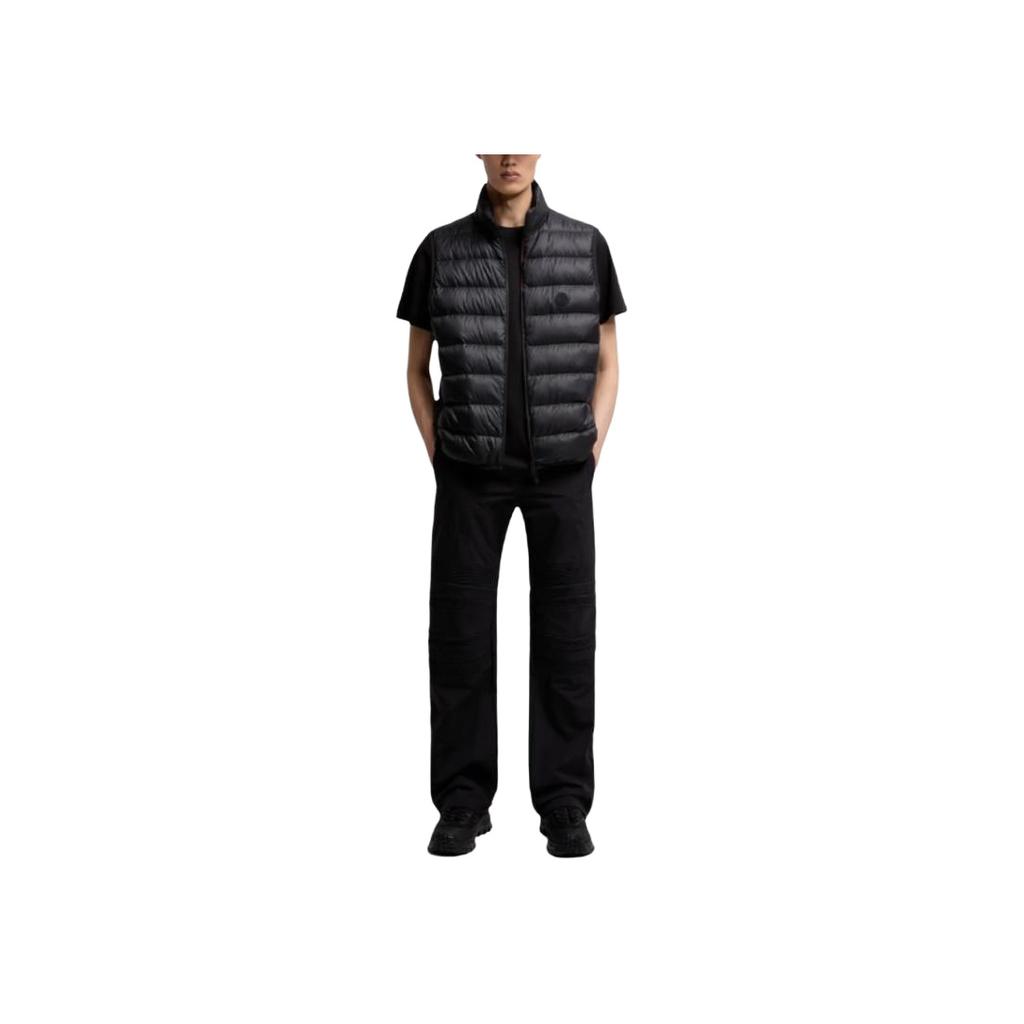 Moncler Logo Pullover Crew Neck Short Sleeve T-Shirt Men Tops Black K20918C0003289AYW999