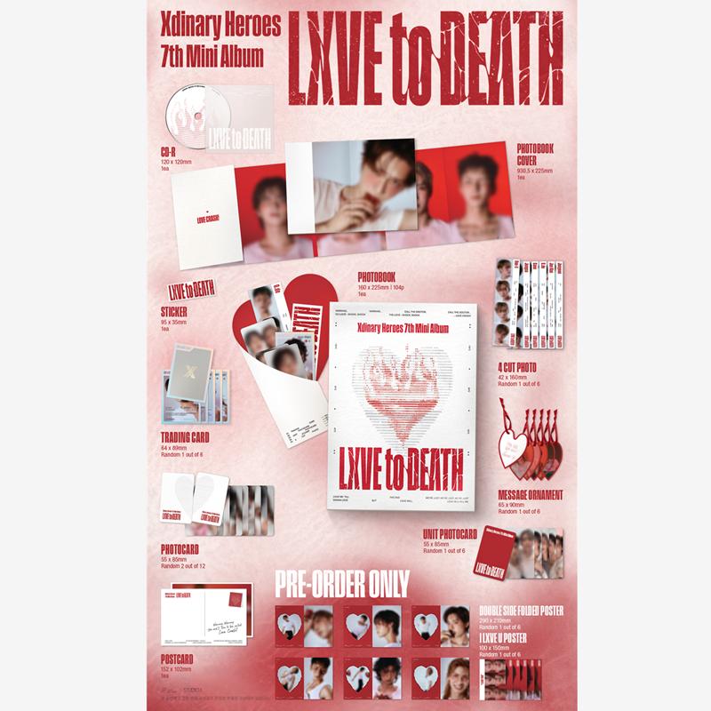 [Vorbestellung]Xdinary Heroes - Mini 7. Album [LXVE to DEATH](Online-Vorteil)