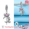 Fairy Tale Collection Merrygoround Ferris Wheel Princess Prince Charm Copper Bead Charms Pendant Compatible With Diy Women Bracelets Jewellery Gift