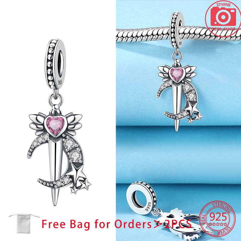 Fairy Tale Collection Merrygoround Ferris Wheel Princess Prince Charm Copper Bead Charms Pendant Compatible With Diy Women Bracelets Jewellery Gift