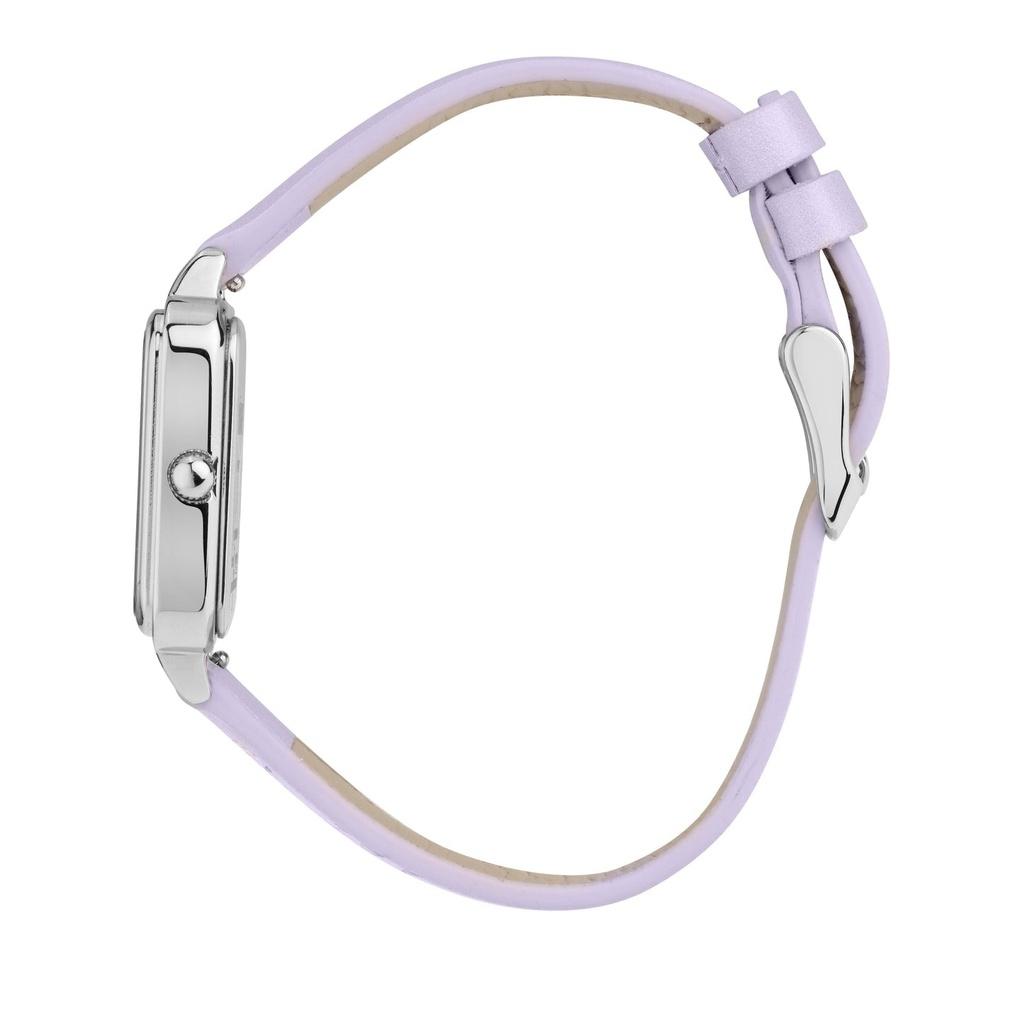 Oui & Me Harmonie Purple Leather Strap White Dial Quartz ME010386 Women's Watch