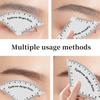 1PC Quick Eyebrow Painting Guide, Recyclable Eyebrow Makeup Drawing Guide Ruler Tattoo Supplies PVC