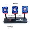 Electronic Rebound Target Gun with Auto Reset, Light & Sound Effects for Shooting Practice