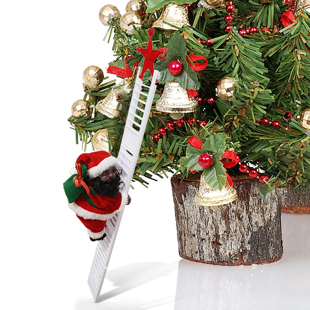Electric Climbing Ladder  Christmas Figurine Ornament Gifts