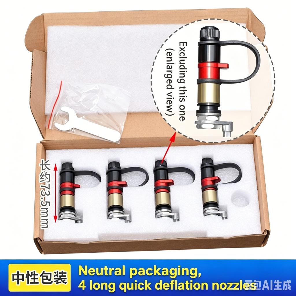 Car SUV Truck Portable Tire Deflator Valve Desert Offroad Rapid Tire Air Release Nozzle Adjustable Tire Pressure Relief Deflatio Tire Chucks 1