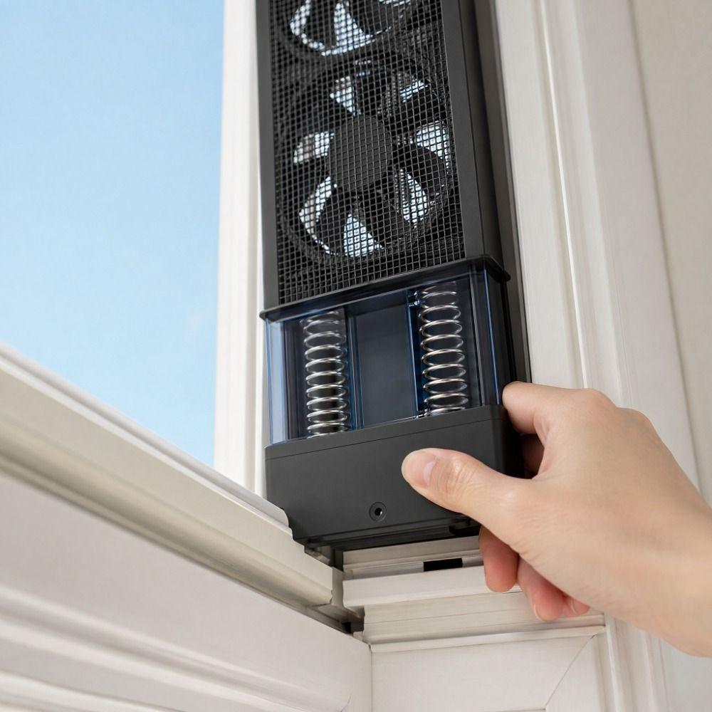 No Installation Window Exhaust Fan WiFi Remote Ventilator Fan Ventilation Fan for US Kitchen