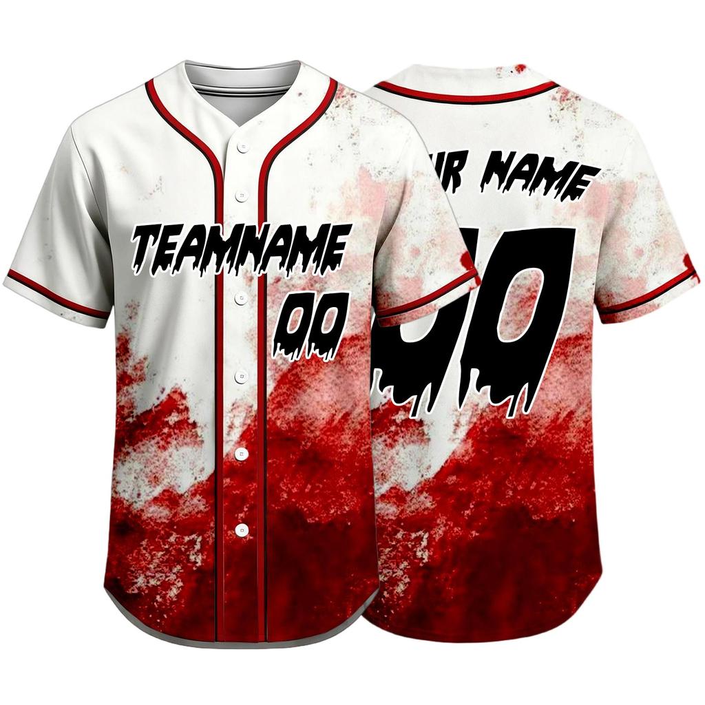 Unisex Halloween DIY Custom Baseball for Men, Women & Kids Sports Top Costume