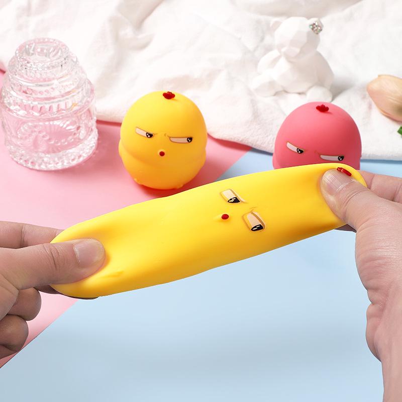 Cool Squishy Duck Decompression Toy with Staring Eyes - Children's Cartoon Stress Reliever