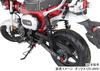 KITACO Rear Shock Absorber (Black) for Dax 125 (JB04/JB06), Single Unit, Part Number 520-1320050