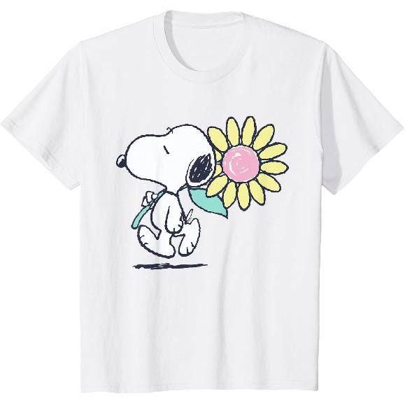 Peanuts Snoopy Rosa Gänseblümchen T-Shirt