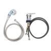 31.5in Shampoo Faucet 47.2in Shampoo Bowl Hose Kit With Large Blue Brush Sprayer