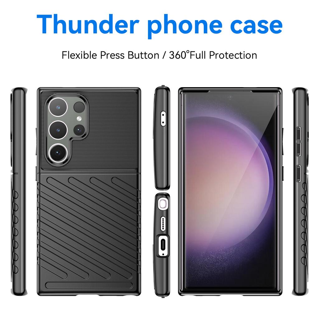 Thunder Series For Samsung Galaxy S24 Ultra Case Anti-Scratch Phone Shell TPU Cell Phone Cover