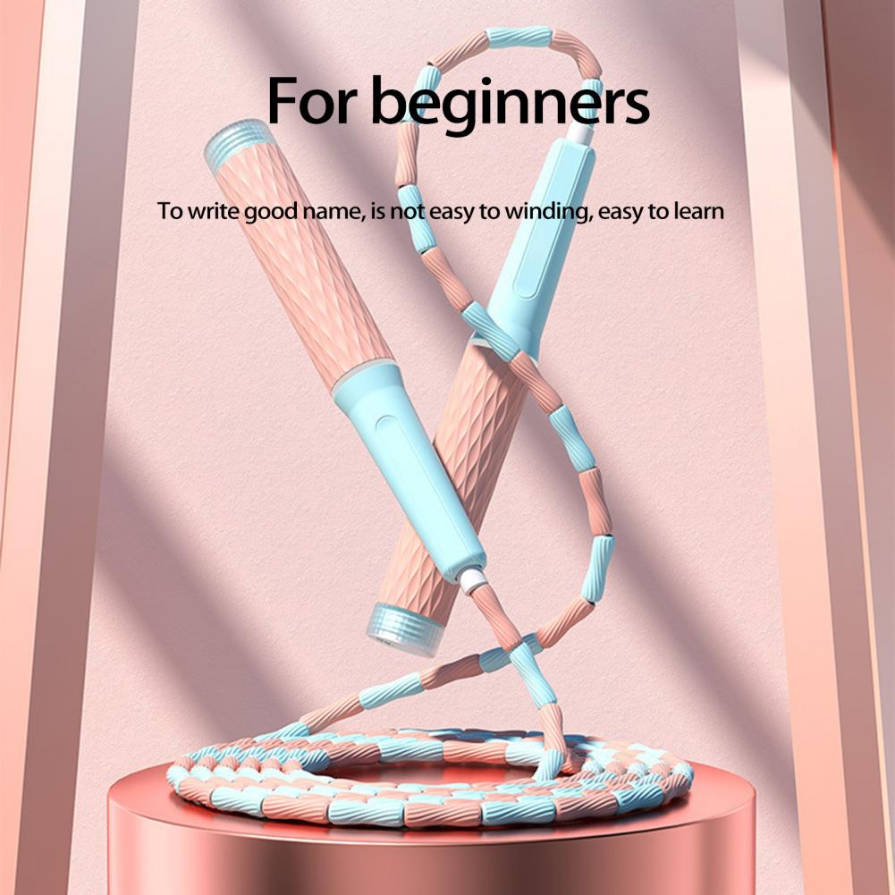 Adjustable Jump Rope Professional Segmented Adjustable Jumping Rope Anti-Skid Unisex Jumping Training Rope Training Supplies 1pcs