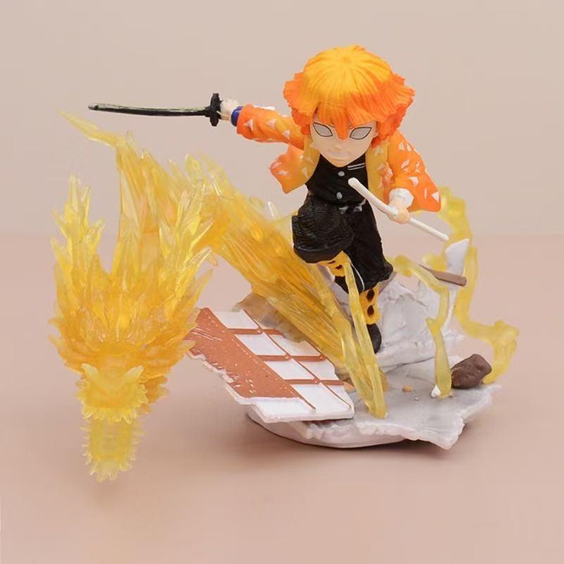 8-11cm Demon Slayer Hashibira Inosuke G5 Anime Figure Robot Collectible Action Figure Gift