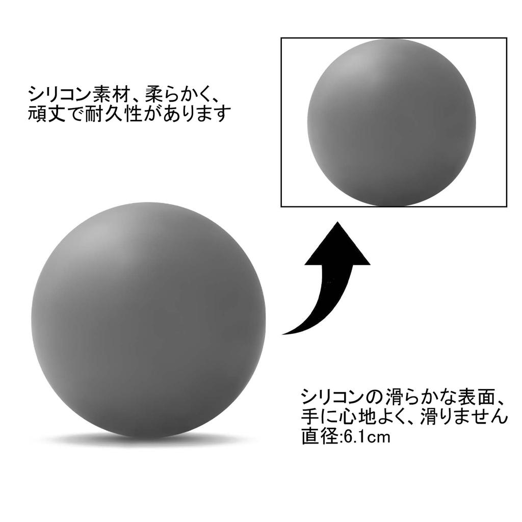 WOVTE Massage Lacrosse Ball for Muscle and Body Deep Trigger Muscle and Myofascial Release Set of Ball, Pain, Shoulders, Neck, Back, Feet, Massage,