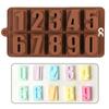 Silicon Numbers 0-9 Molds Premium Nonstick CCmax for Homemade Chocolate, Candy, Jelly or Ice Cubes