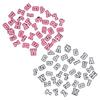 37Pcs Letter Shoe Charm Number Pattern PVC Lovely Shoes Charm Decoration Accessory Bright Color Shoe Charm Shoe Charm Accessory