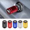 Car Styling Metal Car Tire Valve Caps Dust Prevention Accessories For A1 A2 A3 A4 A5 A6 A7 A8 Q1 Q2 Q3  Q5 Q6 Q7 Q8 B5 B6 B7 B8 C5 C6 C7 C8 S4