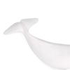 Simulated Sea Animal White Whale Model Plastic Ocean Animal Decoration Educational Toy for Home Decor Children 1Pack