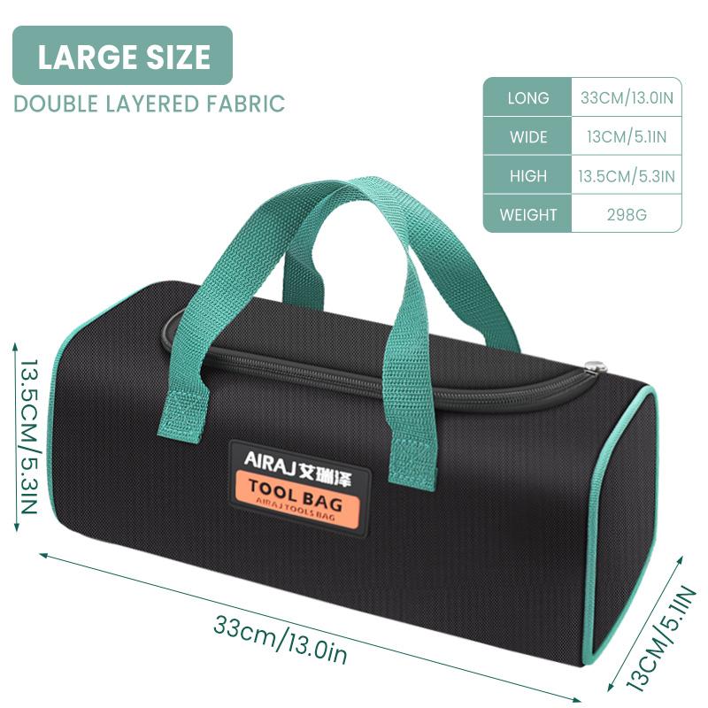 AIRAJ Tool Bag Oxford Cloth Portable Storage Bag, Professional Electrician and Carpenter Repair, Home Storage HandBag Hand Tools