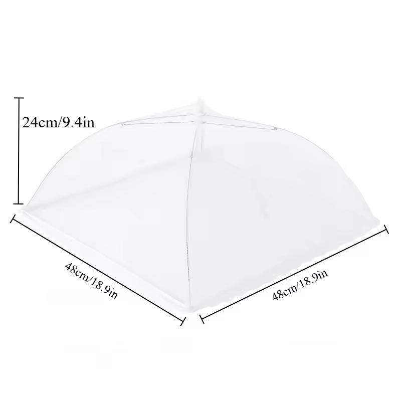 M-1PC Food Cover Mesh Folding Washable Flies Tables Cover Insect Proof Protective Dish Covers Home Kitchen Storage Accessaries