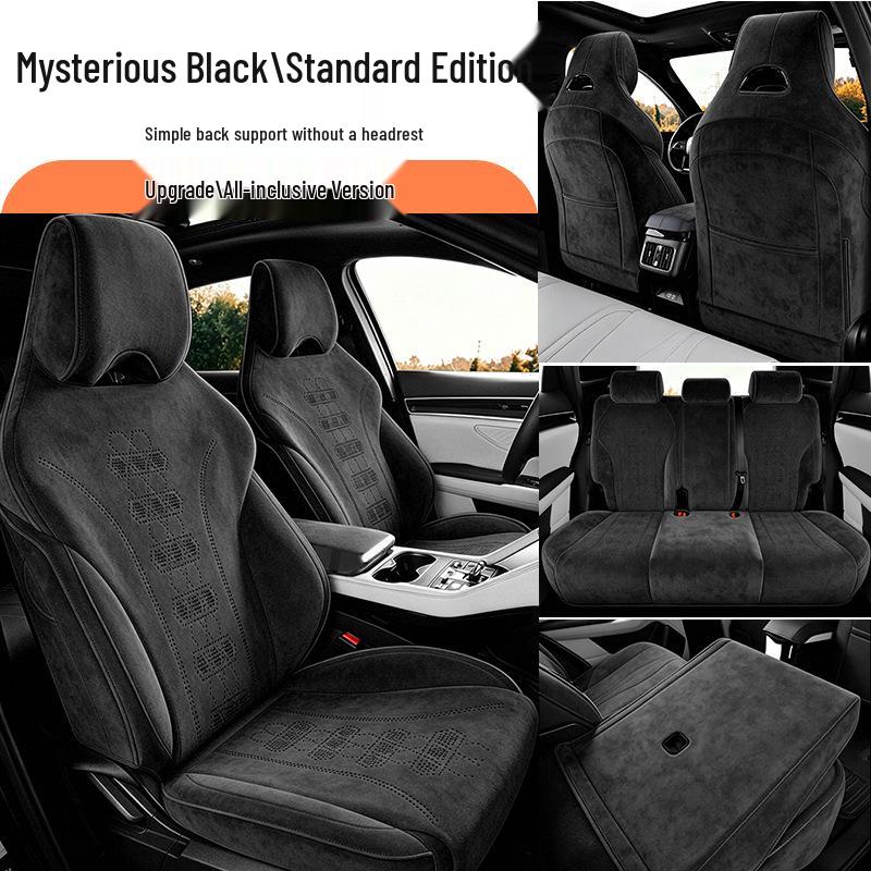 Suede Seat Covers for 2023-2025 BYD Song PLUS Hybrid, Full Coverage Cushions Custom for Song PLUS, 5 seats