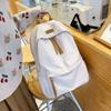 Solid Color Backpack Student School Bag Teenage Girls Simple Large-capacity Backpack Rucksack Bags