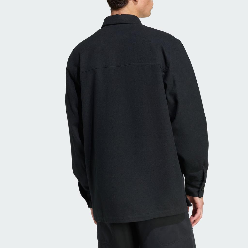 Adidas Originals Essentials Premium Loose Fit Button-Up Work Shirt Men Shirts JW0118