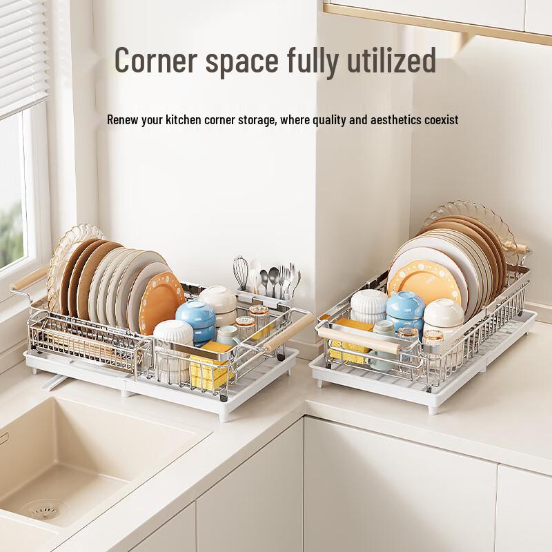 MICOE 304 Stainless Steel Kitchen Dish Drying Rack