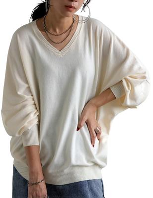 Antiqua Atingere Cașmir Dolman Mărime Unică Tricot Natural, De Dama, AY-00067, 03,